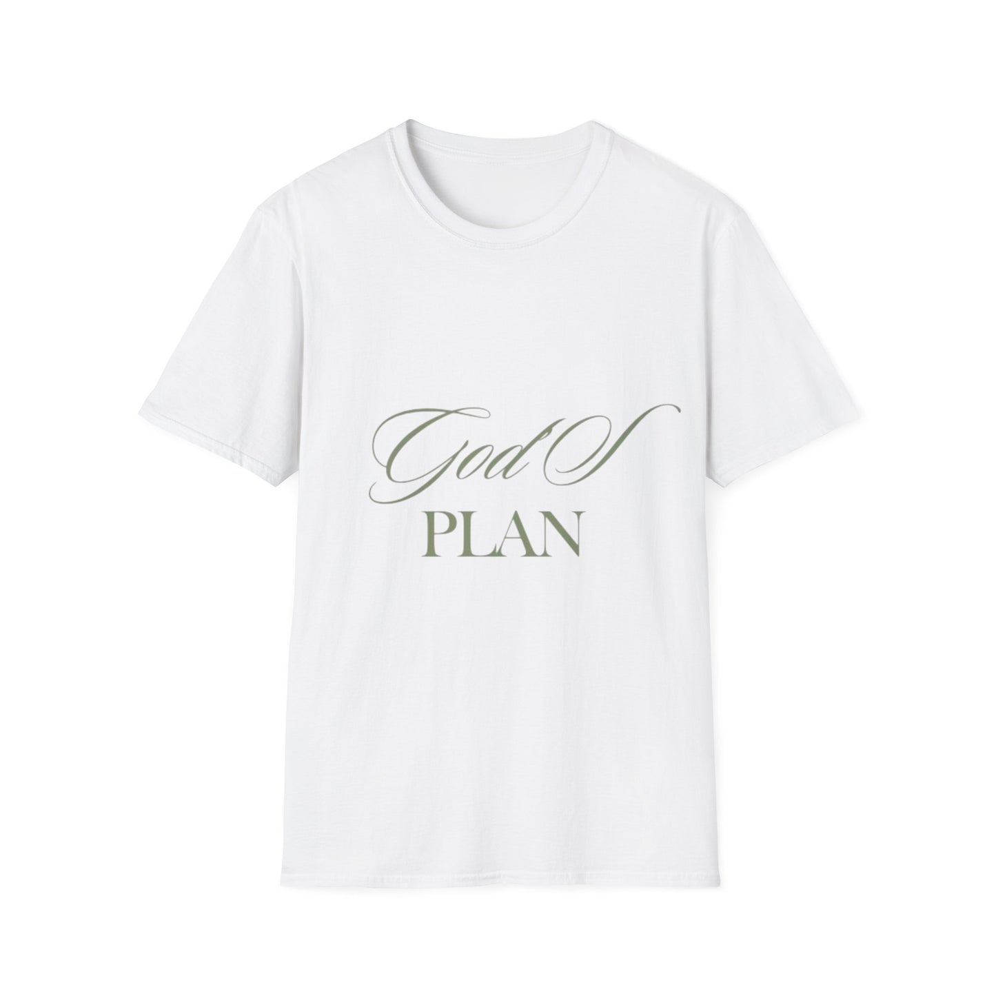 God's Plan Unisex Softstyle T-Shirt - Inspirational Graphic Tee for Motivational Wear