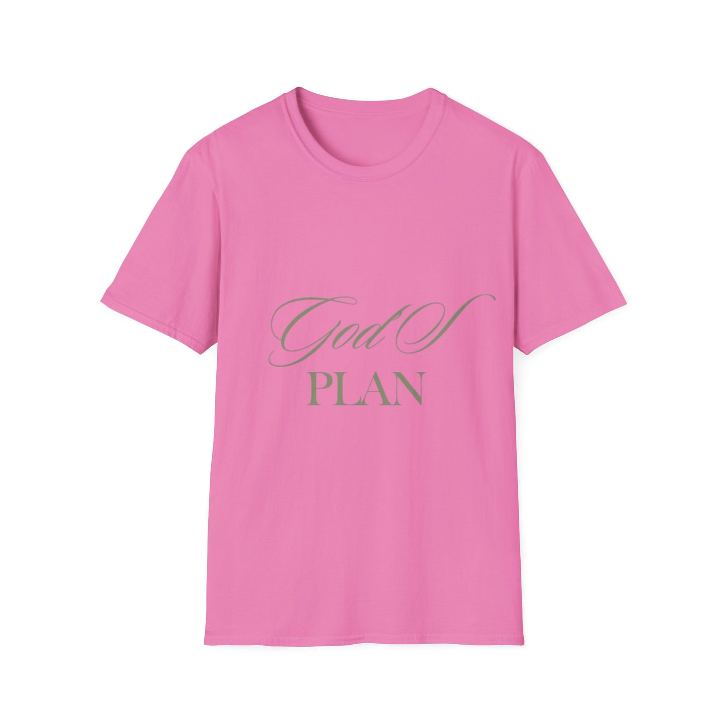 God's Plan Unisex Softstyle T-Shirt - Inspirational Graphic Tee for Motivational Wear