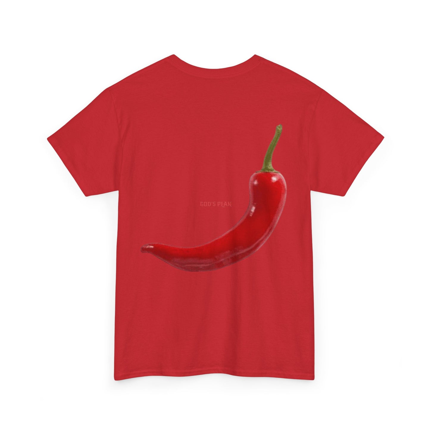 Camiseta de algodón grueso unisex Pimiento