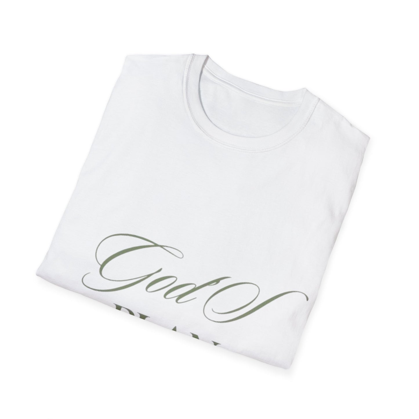 God's Plan Unisex Softstyle T-Shirt - Inspirational Graphic Tee for Motivational Wear