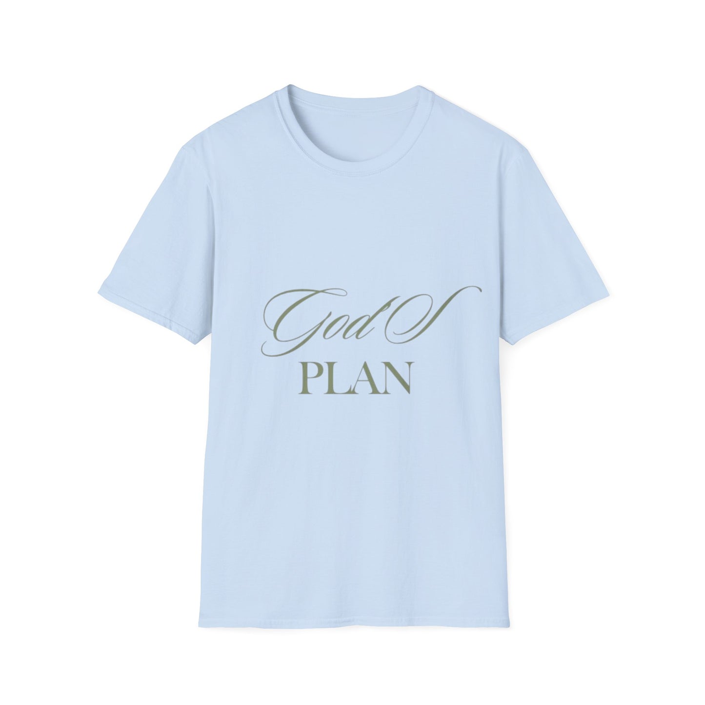 God's Plan Unisex Softstyle T-Shirt - Inspirational Graphic Tee for Motivational Wear