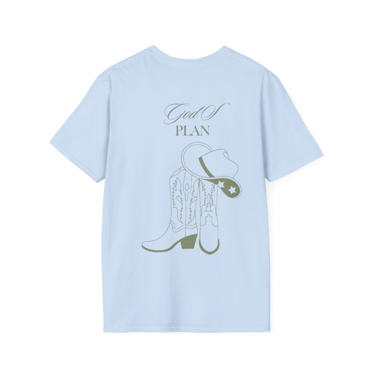 God's Plan Unisex Softstyle T-Shirt - Inspirational Graphic Tee for Motivational Wear