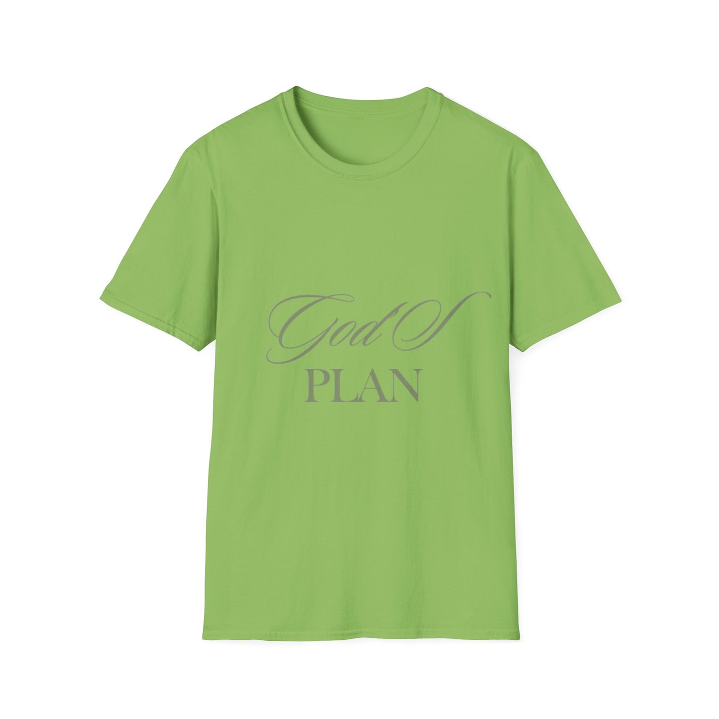 God's Plan Unisex Softstyle T-Shirt - Inspirational Graphic Tee for Motivational Wear