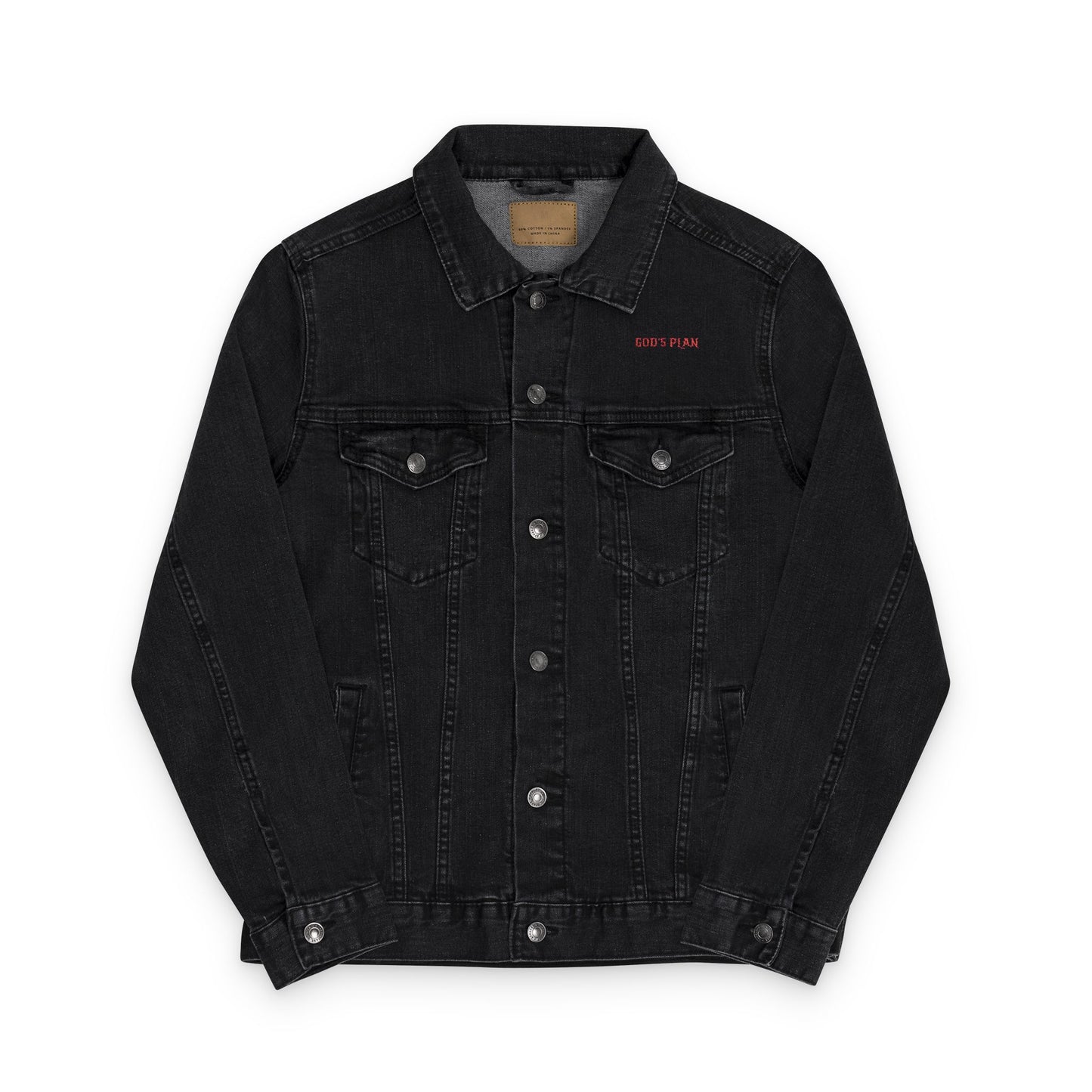 Chaqueta vaquera bordada unisex - Ropa exterior casual elegante