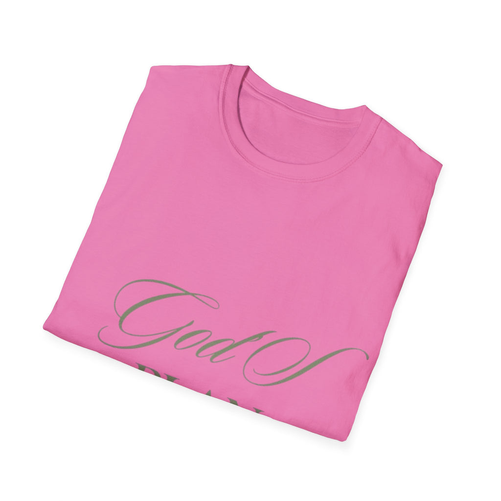 God's Plan Unisex Softstyle T-Shirt - Inspirational Graphic Tee for Motivational Wear