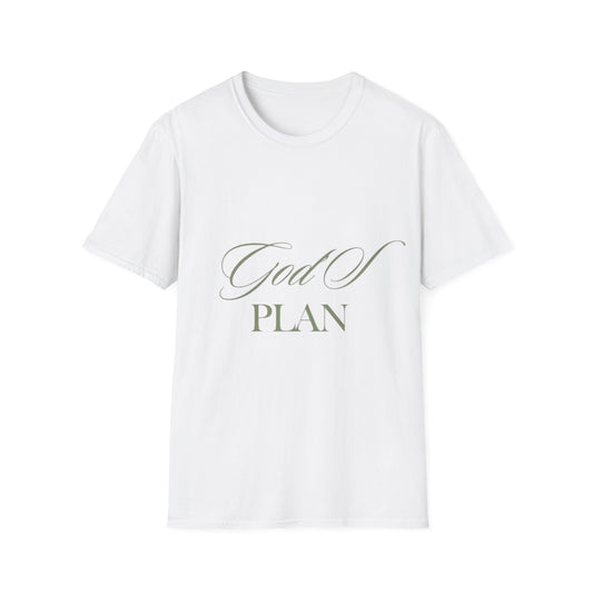 God's Plan Unisex Softstyle T-Shirt - Inspirational Graphic Tee for Motivational Wear