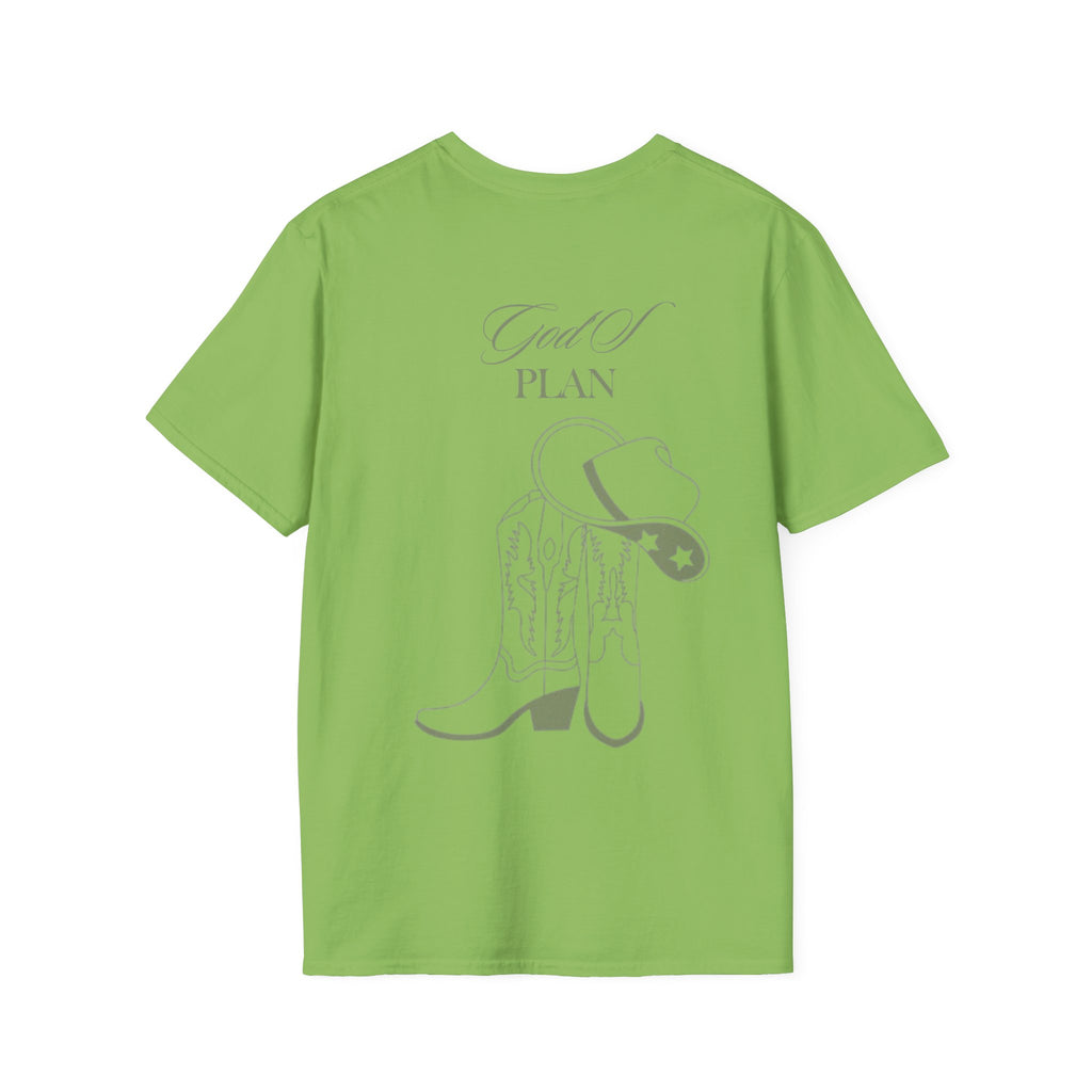God's Plan Unisex Softstyle T-Shirt - Inspirational Graphic Tee for Motivational Wear
