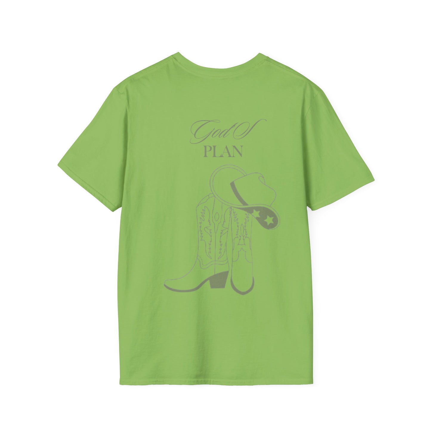 God's Plan Unisex Softstyle T-Shirt - Inspirational Graphic Tee for Motivational Wear