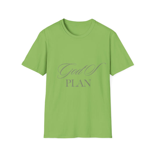 God's Plan Unisex Softstyle T-Shirt - Inspirational Graphic Tee for Motivational Wear